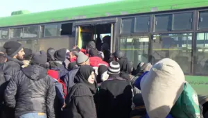 Halep'ten şimdiye kadar 12 bin sivil tahliye edildi