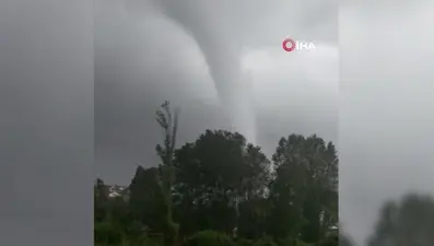 Zonguldak'ta hortum paniği