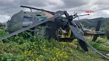 Askeri helikopterden zorunlu iniş: 1 yaralı
