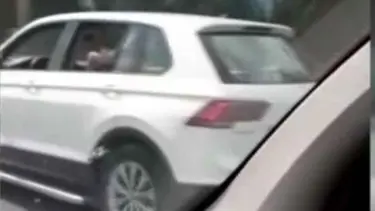 E-5'te yatarak araç kullandı