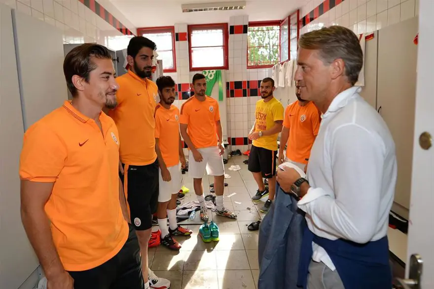 Mancini Galatasaray maçında 1 Mancini Galatasaray maçında 1