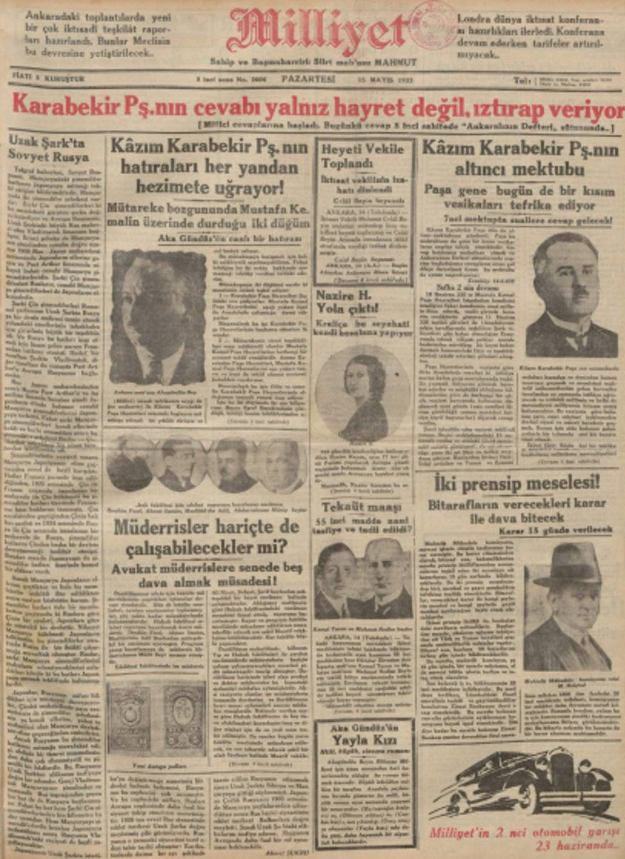 Tarihte bugünün gazete manşetleri (15 Mayıs) 28