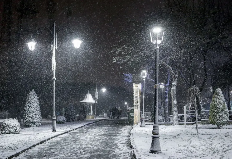 İstanbul'dan kar fotoğrafları 23
