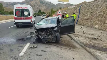 Gümüşhane’de trafik kazası: 3 yaralı
