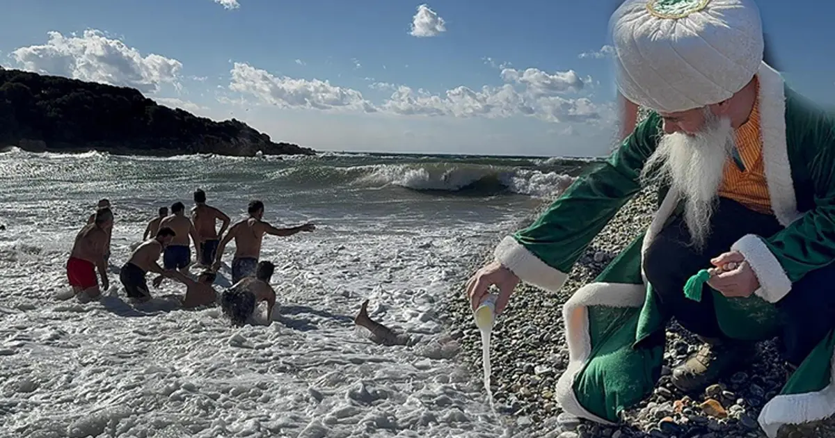 Rüzgâr ve dalgalara rağmen her yıl yapıyorlar. "Tutarsa yoğurt, tutmazsa tuzlu ayran olur"