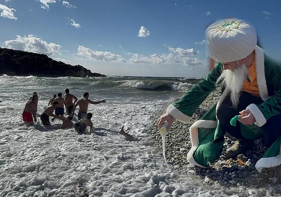 Rüzgâr ve dalgalara rağmen her yıl yapıyorlar. 