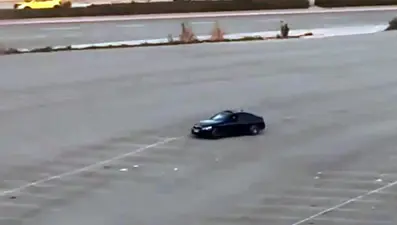 Hastane bahçesinde drifte 33 bin lira para cezası