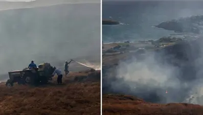 Paşalimanı Adası'nda yangın