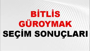 Bitlis GÜROYMAK Seçim Sonuçları 2024 Canlı: 31 Mart 2024 Türkiye GÜROYMAK Yerel Seçim Sonucu ve YSK Oy Sonuçları Son Dakika