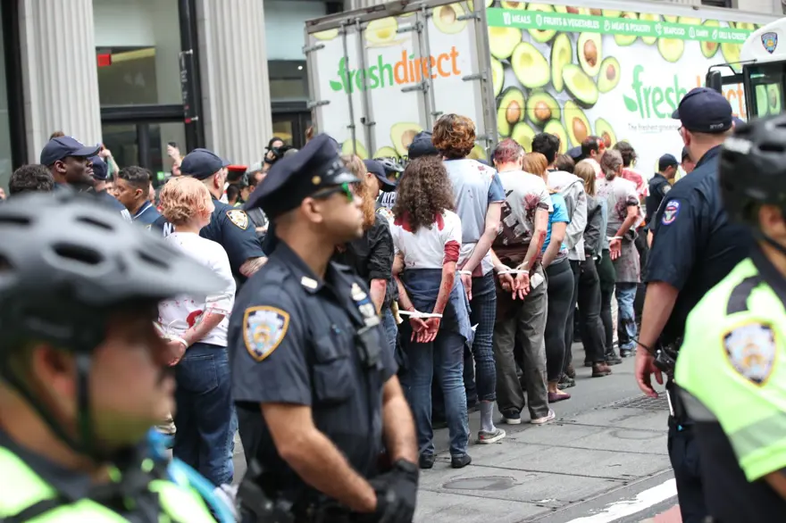 New York'ta iklim değişikliği protestosu: 85 gözaltı 3