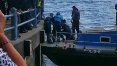 Galata Köprüsü'nde intihar girişimi
