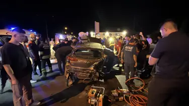 Erzincan'da zincirleme trafik kazası