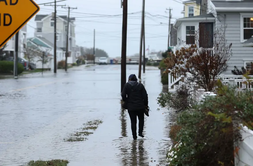 ABD'yi "nor’easter" vurdu 6 ABD'yi "nor’easter" vurdu 6