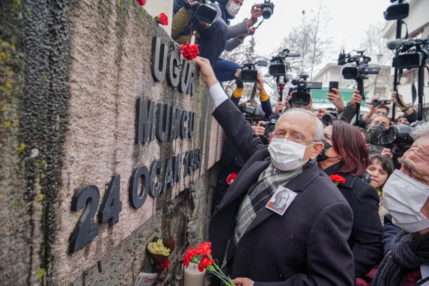 Uğur Mumcu, ölümünün 29'uncu yılında anıldı 14 Uğur Mumcu, ölümünün 29'uncu yılında anıldı 14