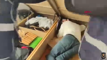 Amca katili bazanın içinde yakalandı