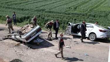 Şanlıurfa'da feci kaza: Üç ölü, iki yaralı
