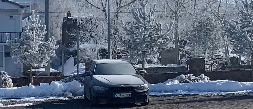 Türkiye'nin en soğuk yerleşim yeri Göle oldu 9