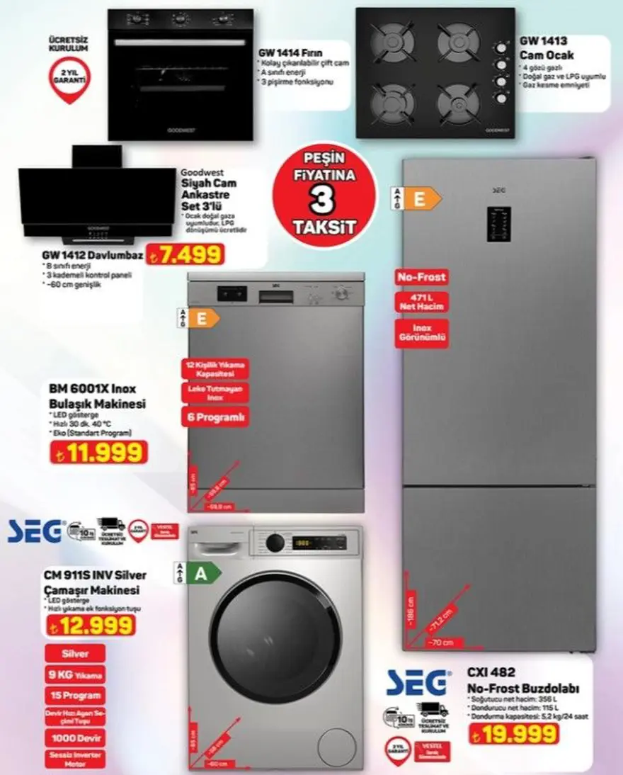 A101 aktüel 10 Temmuz kataloğu: A101 marketlere TV, beyaz eşya, süpürge, karavan, motosiklet ve bisiklet geliyor 6 A101 aktüel 10 Temmuz kataloğu: A101 marketlere TV, beyaz eşya, süpürge, karavan, motosiklet ve bisiklet geliyor 6