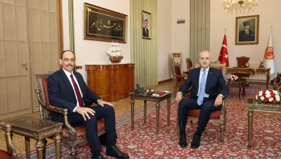 MİT Başkanı Kalın, TBMM Başkanı Kurtulmuş'la görüştü