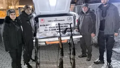 Kaçak ava 70 bin 590 lira ceza