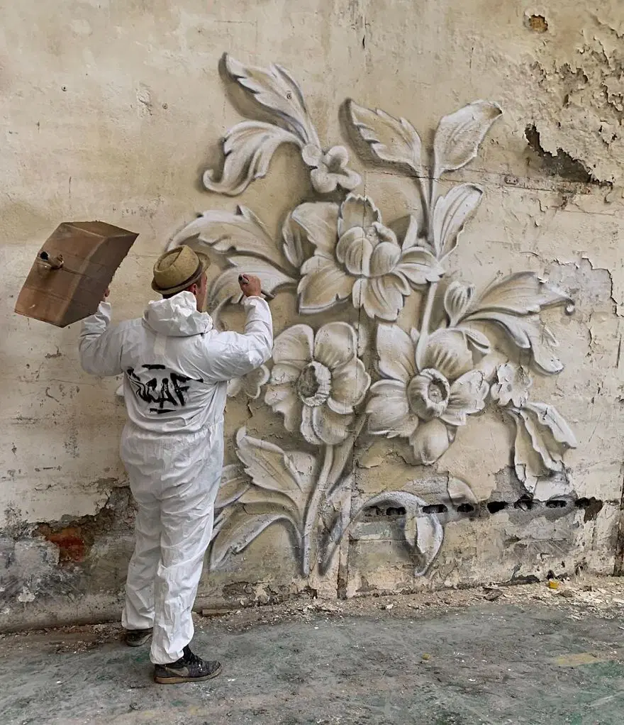 Fransız sokak sanatçısından 3 boyutlu grafitiler 25