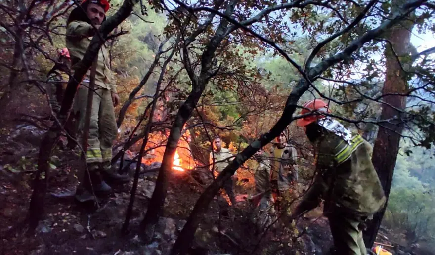 Muğla’da düşen yıldırımlar 36 noktada yangın çıkardı Muğla’da düşen yıldırımlar 36 noktada yangın çıkardı