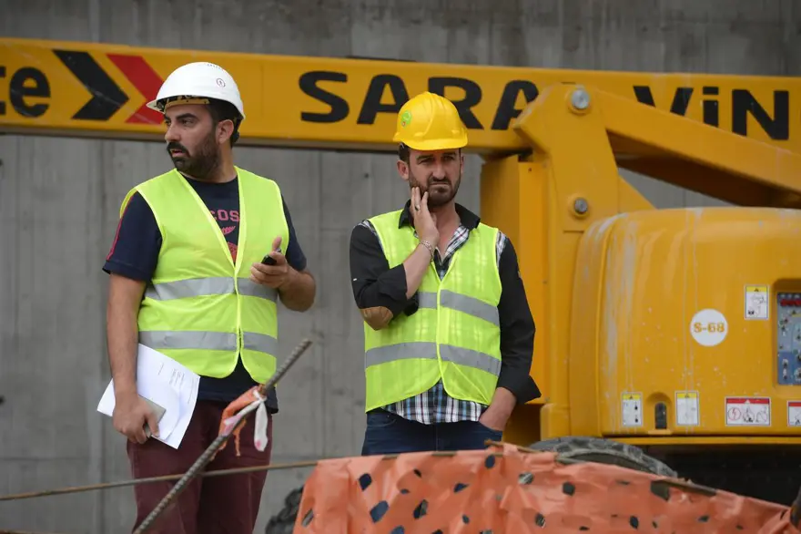 YHT Garaj inşaatında kaza 12