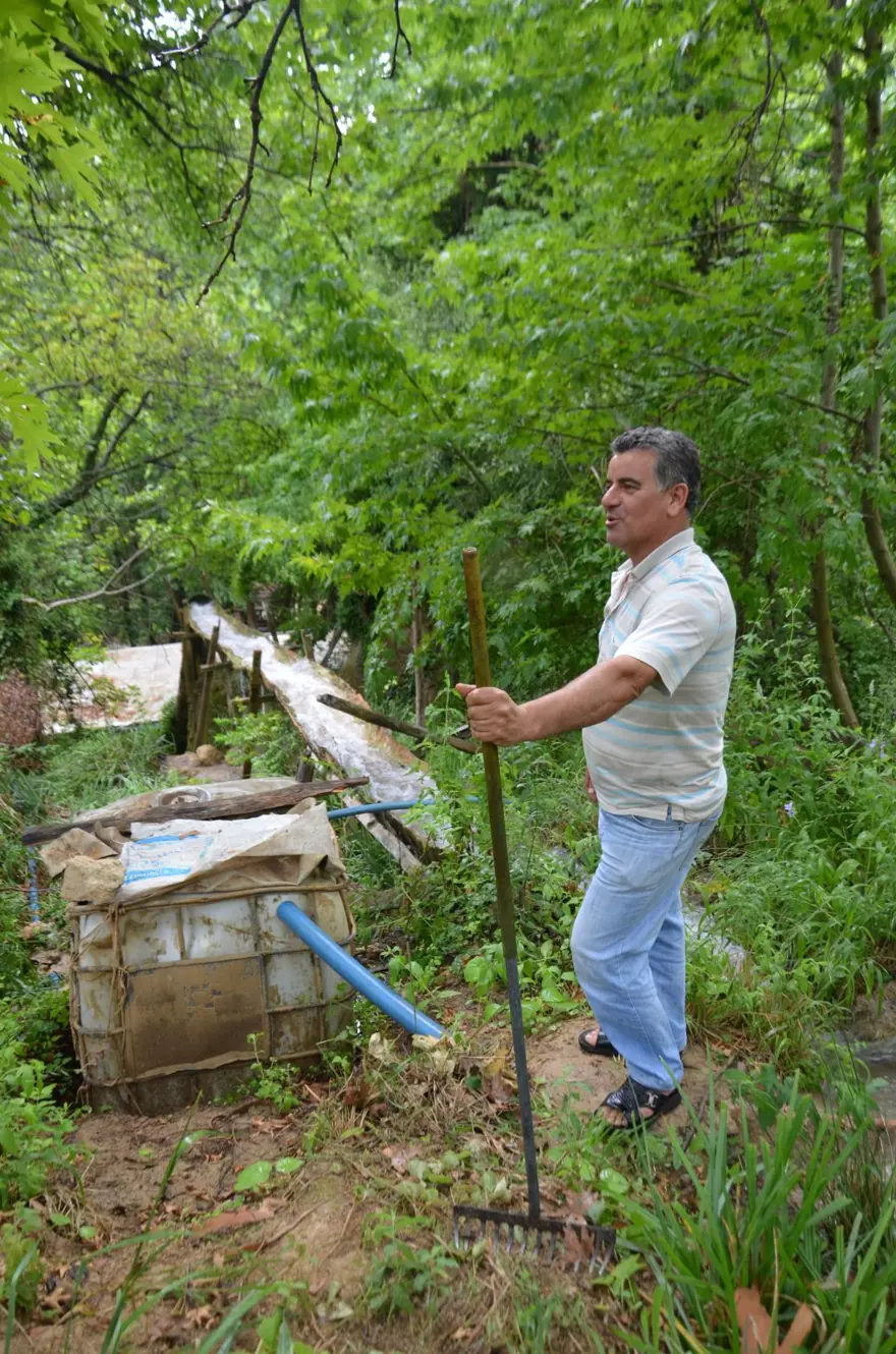 Bin rakımlı tepede zamana meydan okuyan 9 asırlık su değirmeni 14