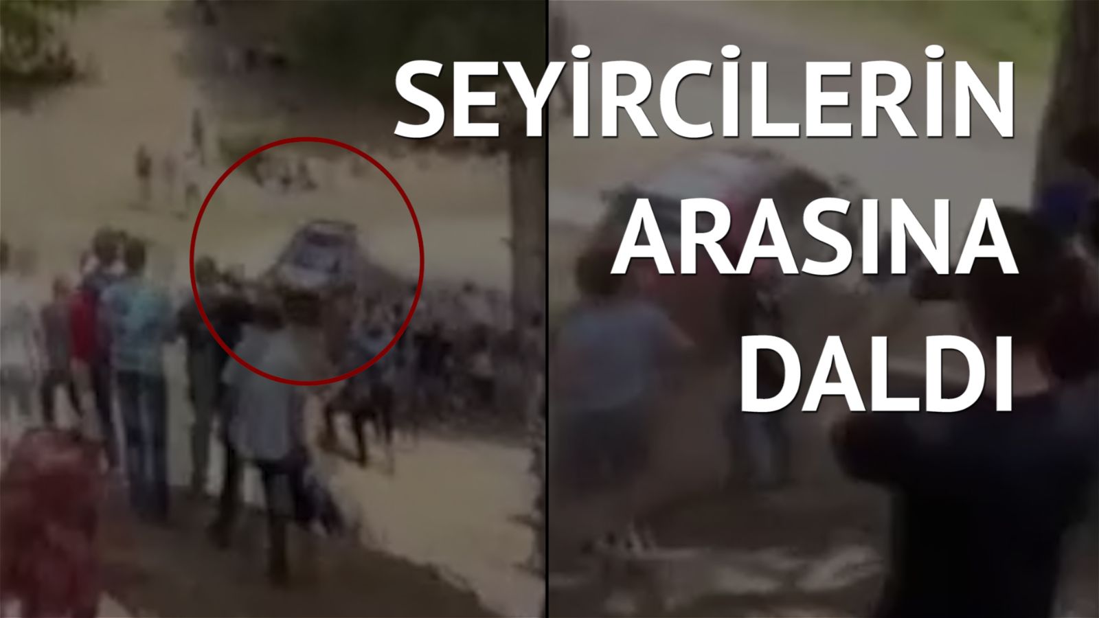 Bursa rallisinde facia teğet geçti