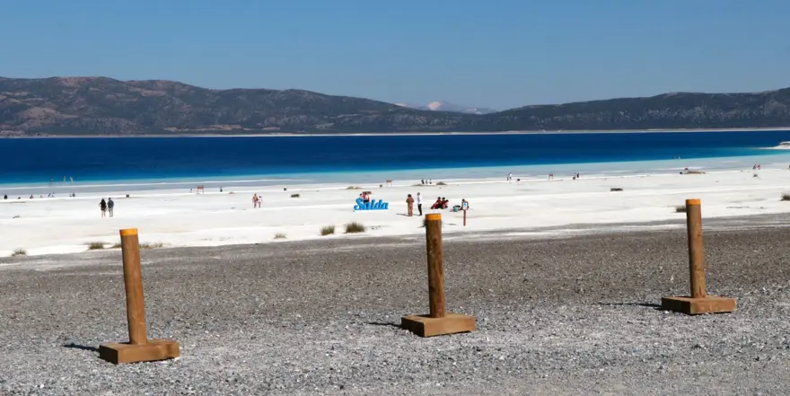 Salda Gölü'nün 'Beyaz Adalar'ı son ziyaretçilerini ağırladı 4