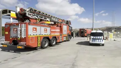 Aksaray'da akaryakıt istasyonunda yangın