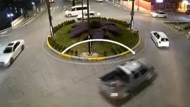 Kavşaktaki drifte 96 bin lira ceza