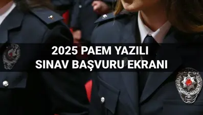 PAEM emniyet amiri yazılı sınavı başvuruları 2025: Emniyet amiri yazılı sınavı ne zaman yapılacak?