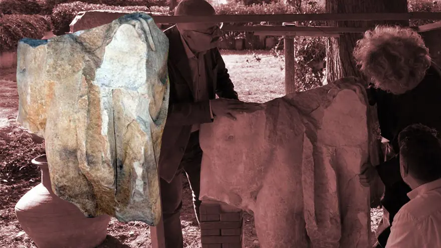 İzmir'de heyecan yaratan buluş: Belden üstü yok, tam bin 800 yıllık İzmir'de heyecan yaratan buluş: Belden üstü yok, tam bin 800 yıllık