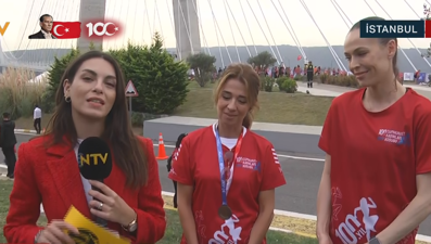 Kadınlar Cumhuriyet'in 100. yılı için koştu