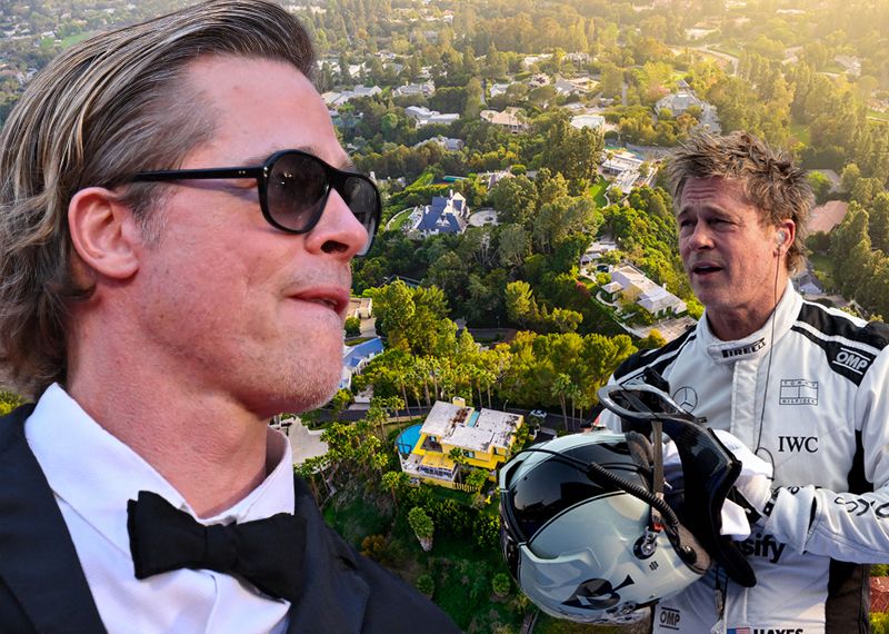 Yeni filmi için ülke ülke gezen Brad Pitt'in evi yağmalandı!