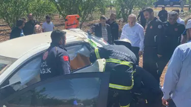 Yol ayrımında feci kaza