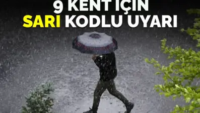 Uyarılar art arda geldi: 9 kent için "sarı" kodlu uyarı (Bugün hava nasıl olacak?)