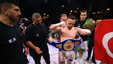 Kubilay Alcu boksta WBF kemerini de aldı