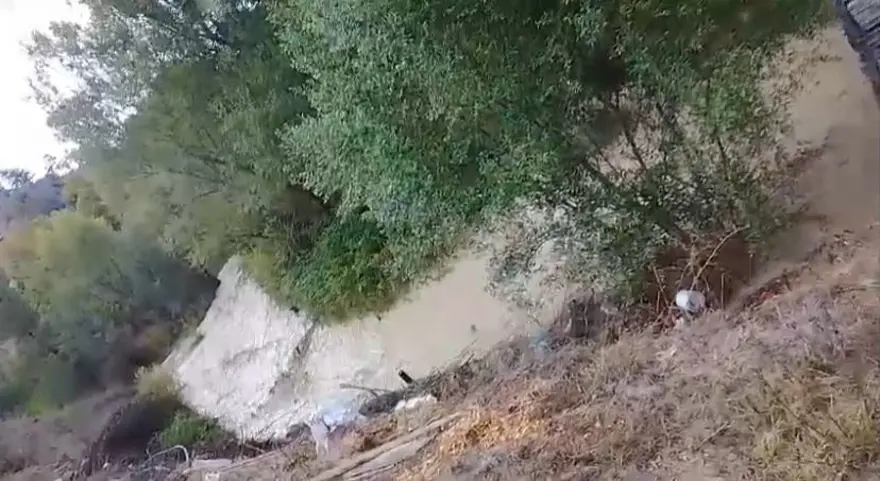 Denizli’de şiddetli yağış dereleri taşırdı 2