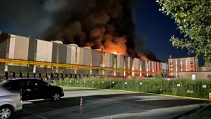 Kocaeli'de fabrika yangını