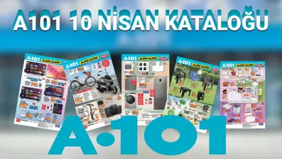 Raflarda: A101 10 Nisan aktüel kataloğu: Beyaz eşya, teknoloji ürünleri ve elektronik mutfak malzemeleri