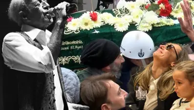 Edip Akbayram gözyaşlarıyla son yolculuğa uğurlandı