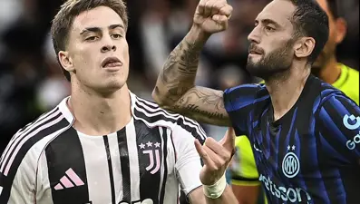 Hakan Çalhanoğlu ve Kenan Yıldız'ın golleri, İtalya'daki Türk derbisine damga vurdu: 7 gollü maçta Juventus, Inter'i 90+1'de yendi!