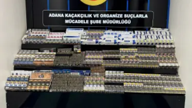 Adana'da kaçak 7 bin 335 paket sigara ele geçirildi