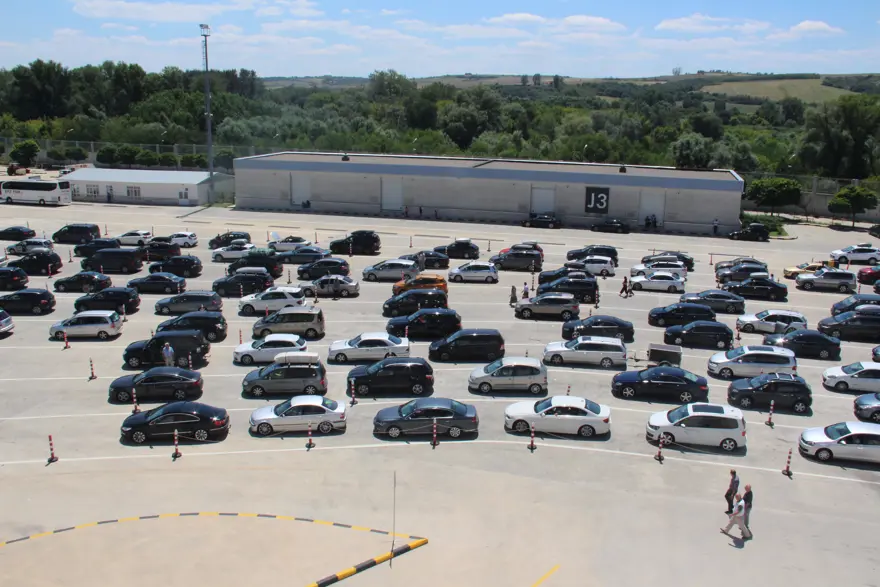 Kapıkule Sınır Kapısı'nda uzun araç kuyruğu 4