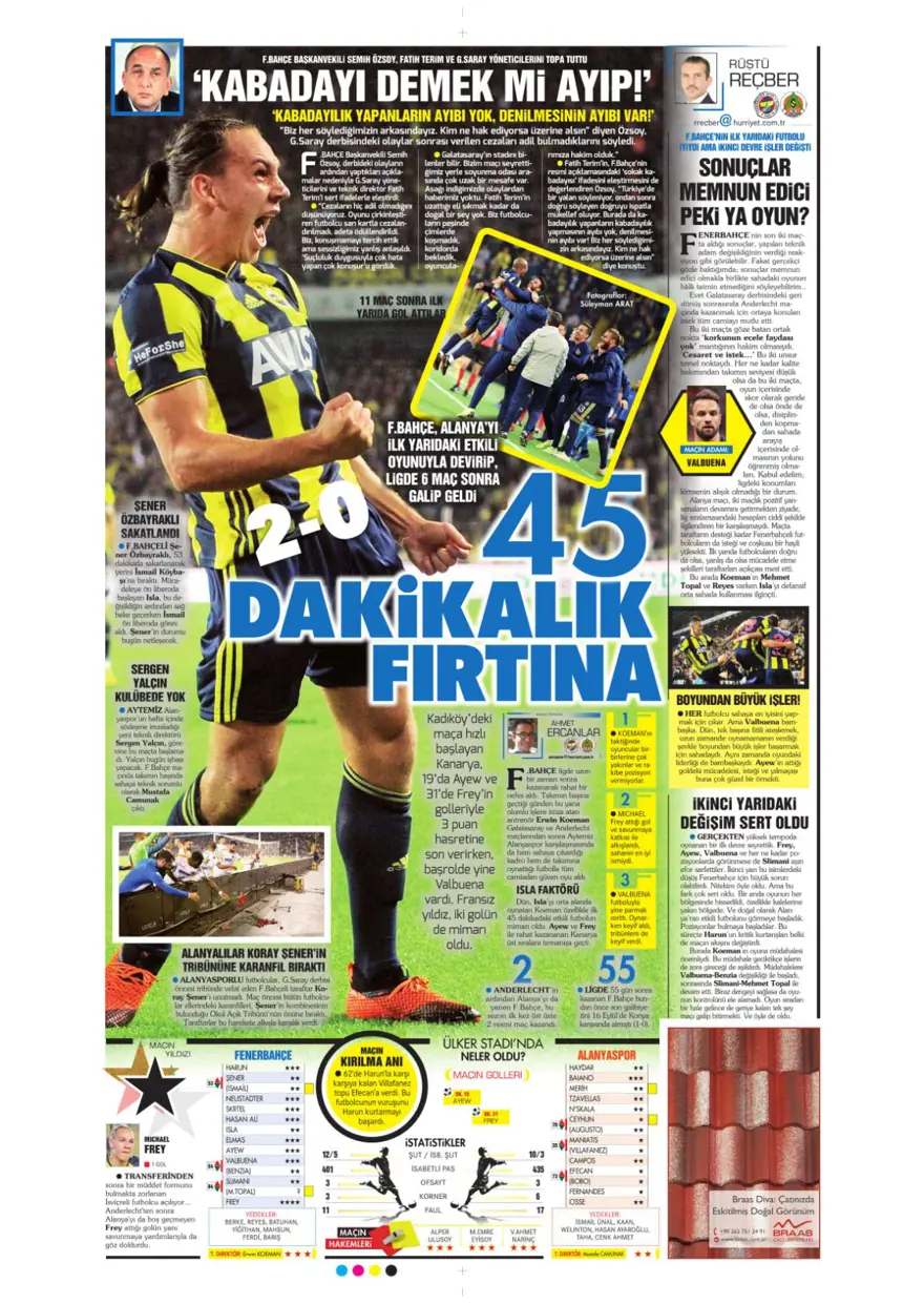 Günün spor manşetleri (12 Kasım 2018) 9