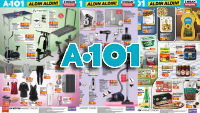 3 Nisan A101 aktüel kataloğu: A101 indirimli ürünlerde bu hafta: üç tekerlekli moped, aktivite koltuğu, overlok makinesi, koşu bandı...