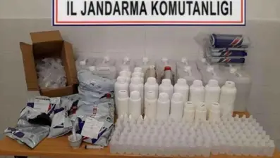 Tekirdağ'da 111 litre sahte içki ele geçirildi