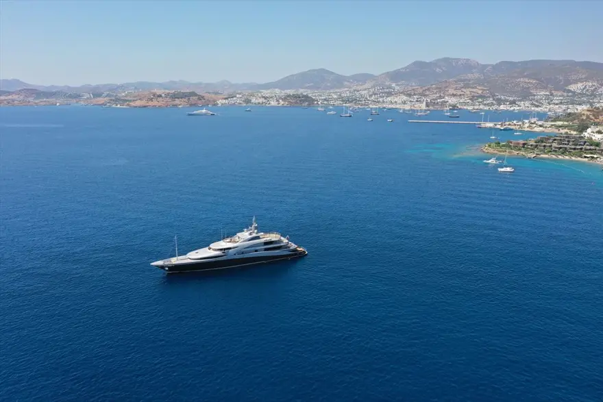 Milyon dolarlık mega yatlar Bodrum'da 4